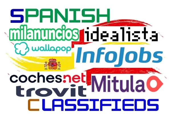 İspanya'nın önde gelen ilan sitelerinin logoları